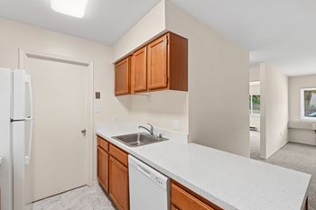 Maple cabinetry